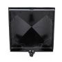 Capuchon de poteau aluminium 4" noir