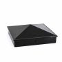 Capuchon de poteau aluminium 5,5" noir