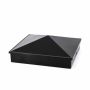 Capuchon de poteau aluminium 5,5" noir