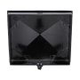 Chapeau de poteau aluminium 6" noir