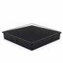Chapeau de poteau aluminium 6" noir