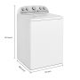 4.4 - 4.5 Cu. Ft. Top Loading Washer