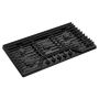 36"Built-In Gas Cooktop - Ez-2-Lift Hinged Cast-Iron Grates