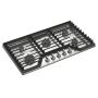36"Built-In Gas Cooktop - Ez-2-Lift Hinged Cast-Iron Grates