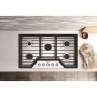 36"Built-In Gas Cooktop - Ez-2-Lift Hinged Cast-Iron Grates