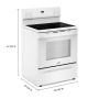 Cuisinière amovible électrique de 30 pouces