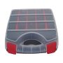 Contenant de rangement 15 cellules couvercle transparent