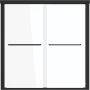 Maynor 52"-56" x 56" Framed Bypass Tub Door Matte Black