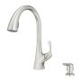 Masey Pull Down Kitchen Faucet Stainless