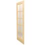 Porte Intérieure Française 28" x 80" 15 Vitrages Pin