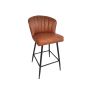 Tabouret de Comptoir Coquillage Marron - 2/Paquet