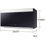 Bespoke Smart 30-inch, 2.1 cu. ft. Over-the-Range Microwave.
