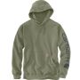 Midweight Logo Sleeve Sweatshirt-Dusty Olive 2XL