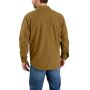 Rugged Flex Fit Fleece-Lined Shirt Jac Oak Brown Medium