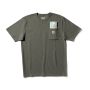T-Shirt Manches Courtes Loose Fit Olive Poussiéreux-2XL