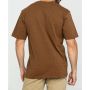 T-Shirt Manches Courtes Loose Fit Noyer Huilé Heather