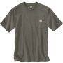 Loose Fit Short-Sleeve Pocket T-Shirt-Dusty Olive XL