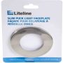 Faceplate for Slim Puck Light-Brushed Nickel