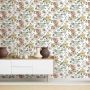 RoomMates Peel And Stick Wallpaper-Pink Anemone Garden
