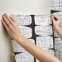 RoomMates Peel And Stick Wallpaper-Black & White Geometric