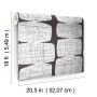 RoomMates Peel And Stick Wallpaper-Black & White Geometric