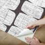 RoomMates Peel And Stick Wallpaper-Black & White Geometric
