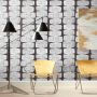 RoomMates Peel And Stick Wallpaper-Black & White Geometric