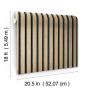 NuWallpaper Peel And Stick Wallpaper-Oak Slat Wood