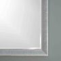 29" x 41" Contemporary Textured Framed Mirror-Chrome