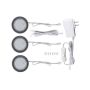 Bazz Led Silver Undercabinet Puck Light - 3/Pack