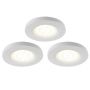 Bazz Led White Undercabinet Puck Light - 3/Pack