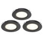 Bazz Led Black Undercabinet Puck Lights - 3/Pack