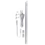 Bazz 22" White And Chrome Linear Led Undercabinet Light