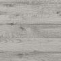 40"L Gray Coffee Table with Black Metal Legs