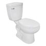 Toilette Hampton 4.8LPF allongée à chasse unique 2 pièces