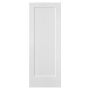 Porte intérieure Lincoln Park 18" x 80" charnières noires