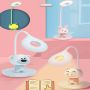 Lampe LED Beary avec support bleu - 5 niveaux de luminosité