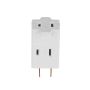 3-Outlet Cube Adapter-White