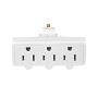 Swivel-Single Receptacle to 3 Outlets