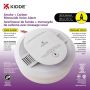 Smoke & Carbon Monoxide Voice Alarm with AA Battery Backup