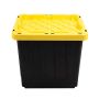 Strong Box Black and Yellow Plastic 45L