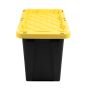 Strong Box Black and Yellow Plastic 45L