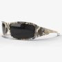 Brazeau Safety Glasses Forest Camo Frame Smoke Lenses