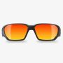 Dawson Safety Glasses Aqua Precision Red Mirror Lens-Black