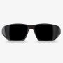 Kazbek Torque Safety Glasses Smoke Lenses-Matte Black