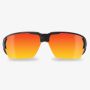 Lunettes de sécurité Pumori verres miroir rouges-noires