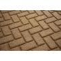 Tapis de porte polyester recyclé Peak 18" x 30" or miel