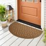 Tapis de porte polyester recyclé Peak 18" x 30" or miel