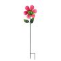 Solar Flower with Dragonfly Spiner Stake 36"