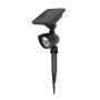 Solar Black Plastic Spotlight 100 Lumen